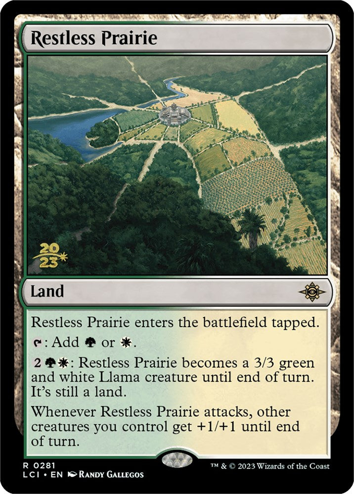 Restless Prairie [The Lost Caverns of Ixalan Prerelease Cards] | Card Merchant Takapuna