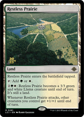 Restless Prairie [The Lost Caverns of Ixalan Prerelease Cards] | Card Merchant Takapuna