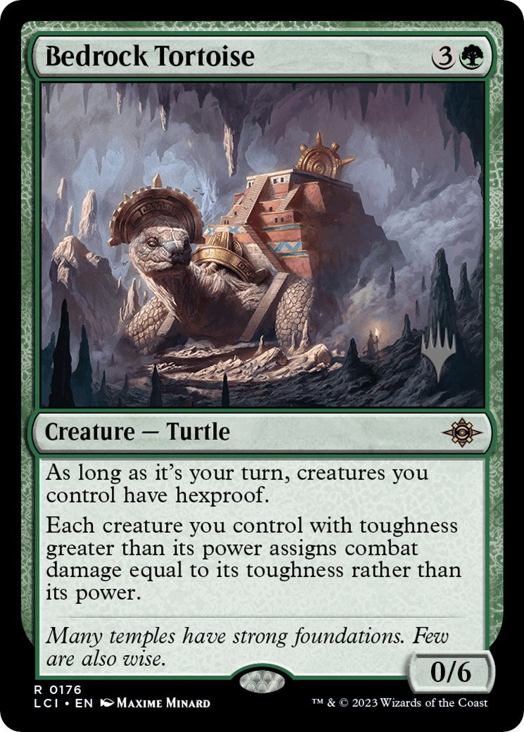 Bedrock Tortoise (Promo Pack) [The Lost Caverns of Ixalan Promos] | Card Merchant Takapuna