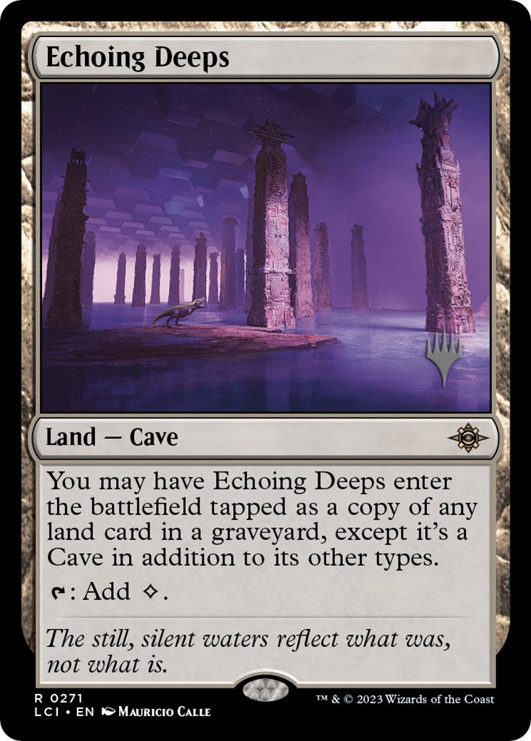 Echoing Deeps (Promo Pack) [The Lost Caverns of Ixalan Promos] | Card Merchant Takapuna