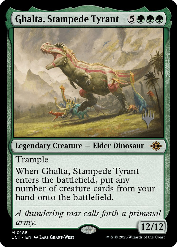 Ghalta, Stampede Tyrant (Promo Pack) [The Lost Caverns of Ixalan Promos] | Card Merchant Takapuna