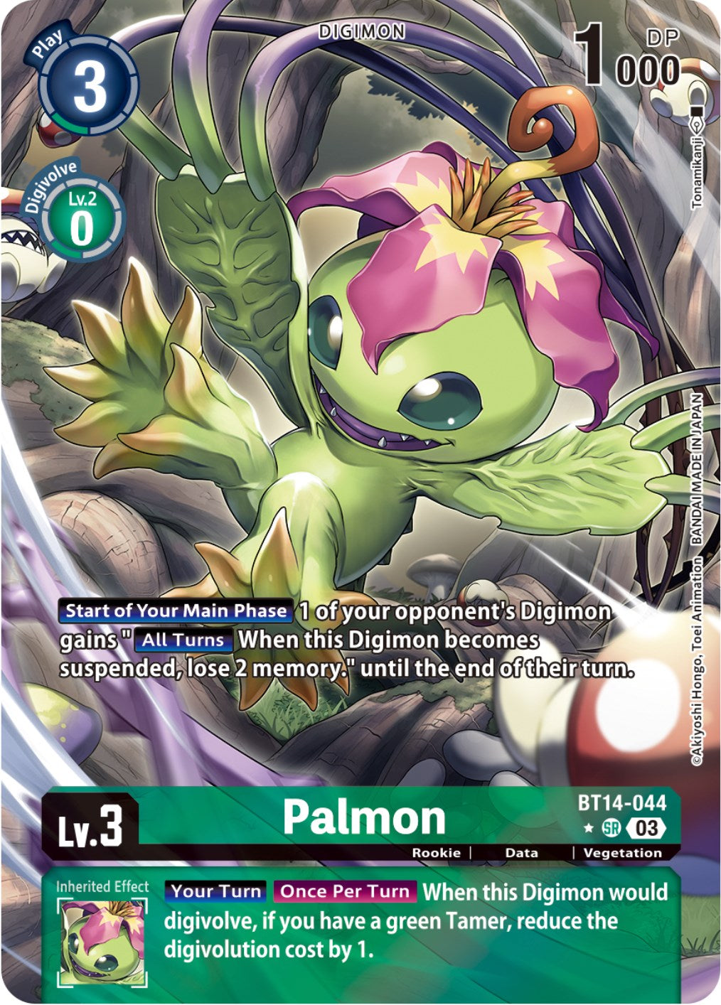 Palmon [BT14-044] (Alternate Art) [Blast Ace] | Card Merchant Takapuna