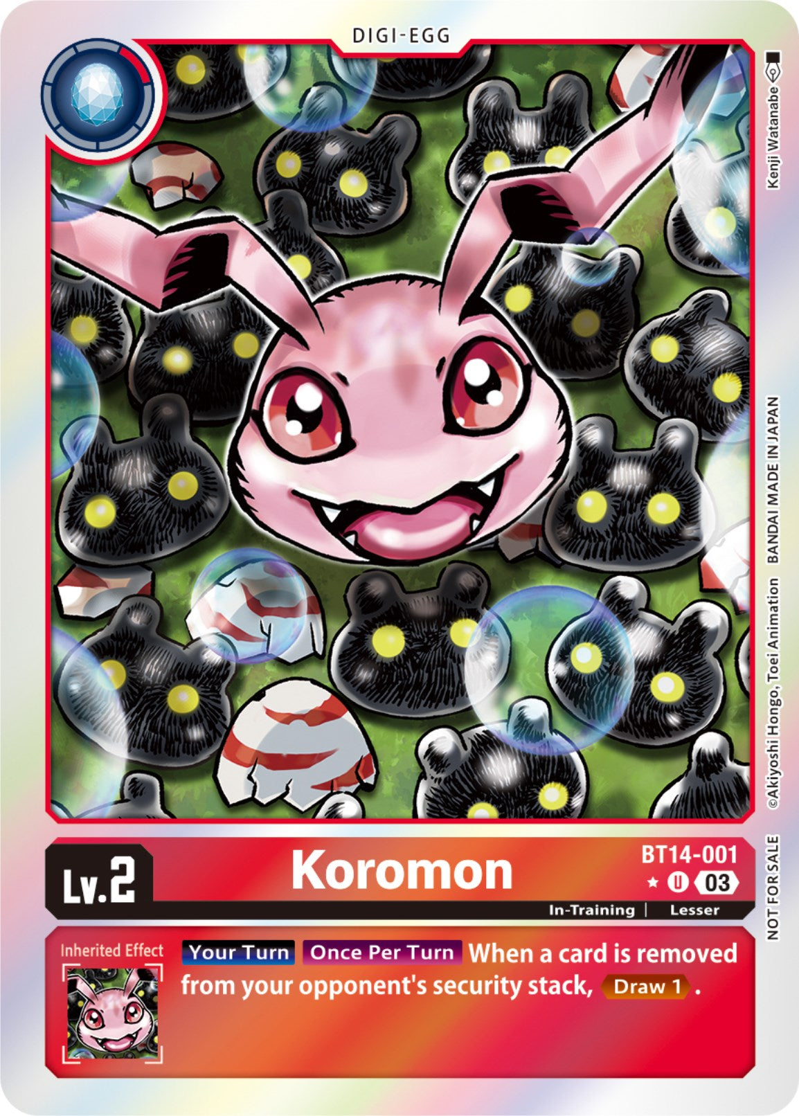 Koromon [BT14-001] (Blast Ace Box Promotion Pack) [Blast Ace] | Card Merchant Takapuna