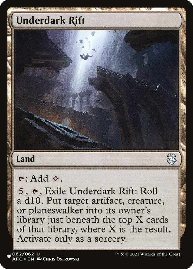 Underdark Rift [The List] | Card Merchant Takapuna