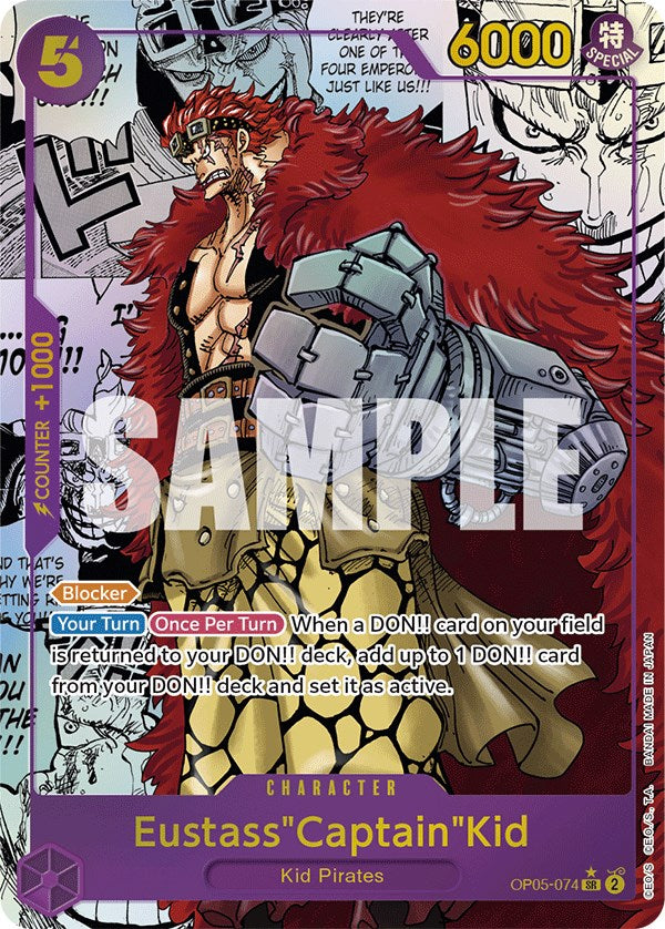 Eustass"Captain"Kid (Alternate Art)(Manga) [Awakening of the New Era] | Card Merchant Takapuna