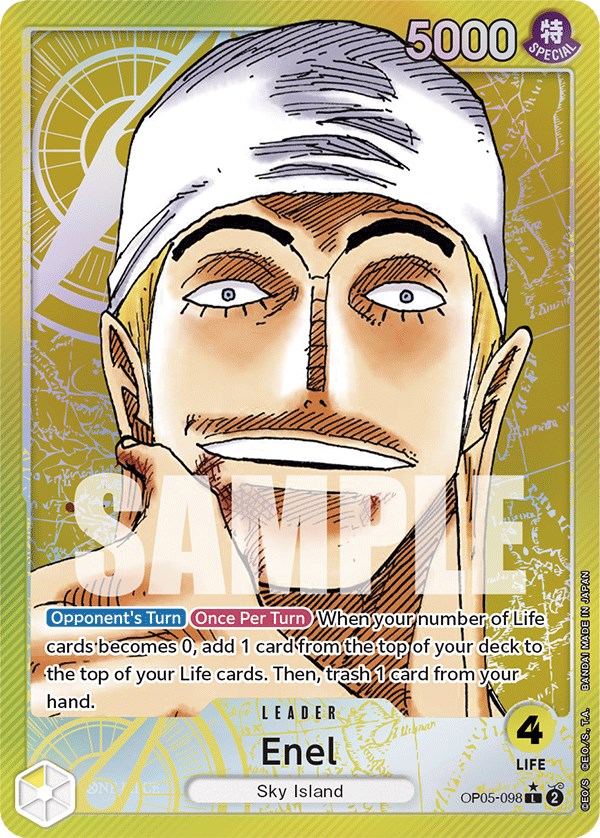 Enel (Alternate Art) [Awakening of the New Era] | Card Merchant Takapuna