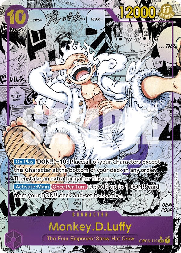 Monkey.D.Luffy (Alternate Art)(Manga) [Awakening of the New Era] | Card Merchant Takapuna