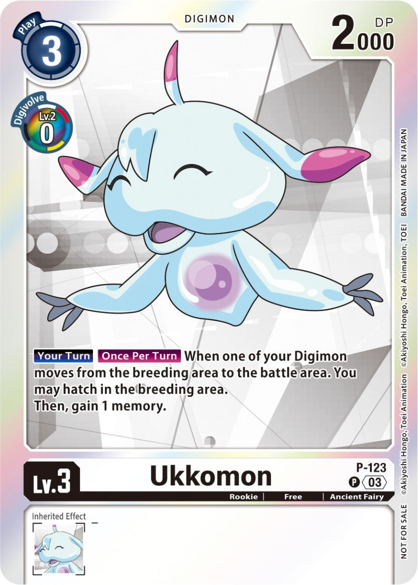 Ukkomon [P-123] (Tamer Party Pack -The Beginning- Ver. 2.0) [Promotional Cards] | Card Merchant Takapuna