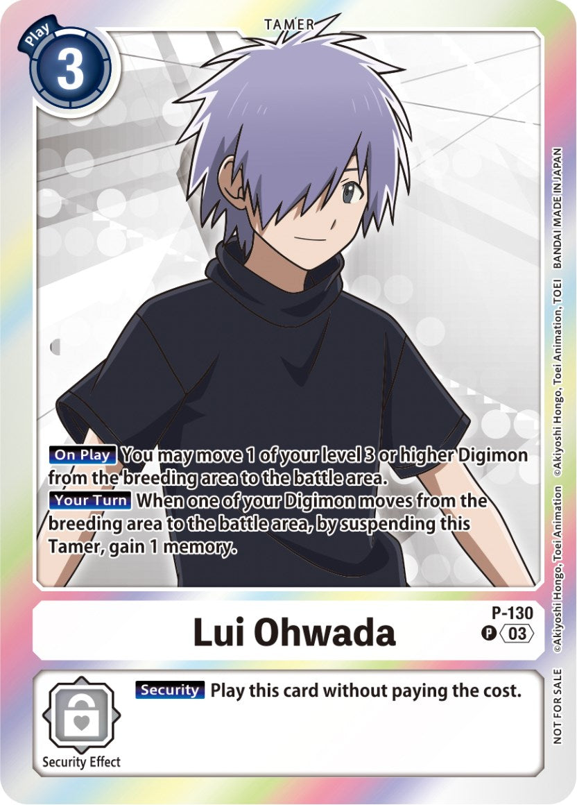 Lui Ohwada [P-130] (Tamer Party Pack -The Beginning- Ver. 2.0) [Promotional Cards] | Card Merchant Takapuna