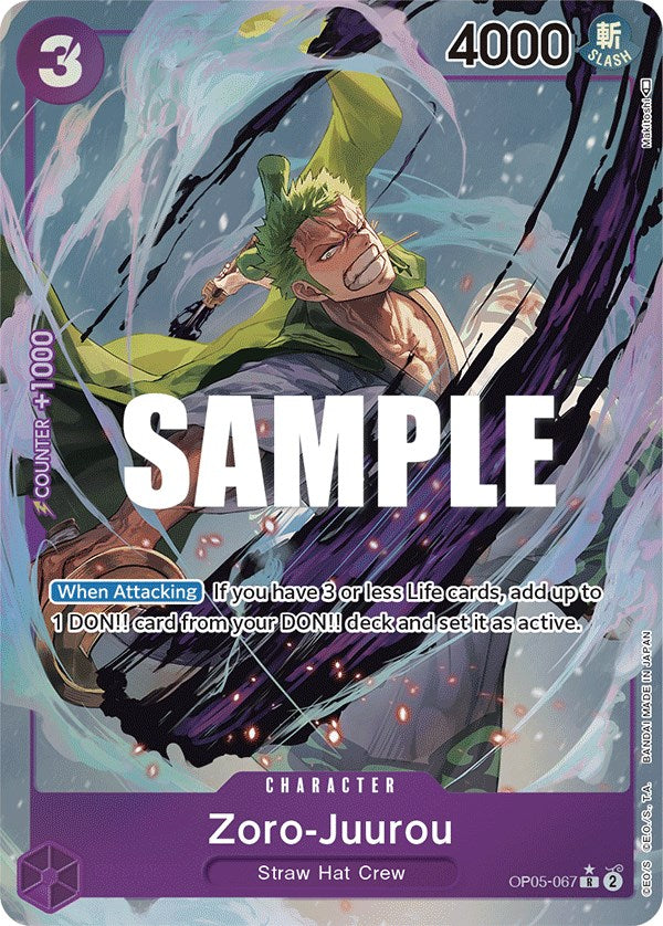 Zoro-Juurou (Alternate Art) [Awakening of the New Era] | Card Merchant Takapuna