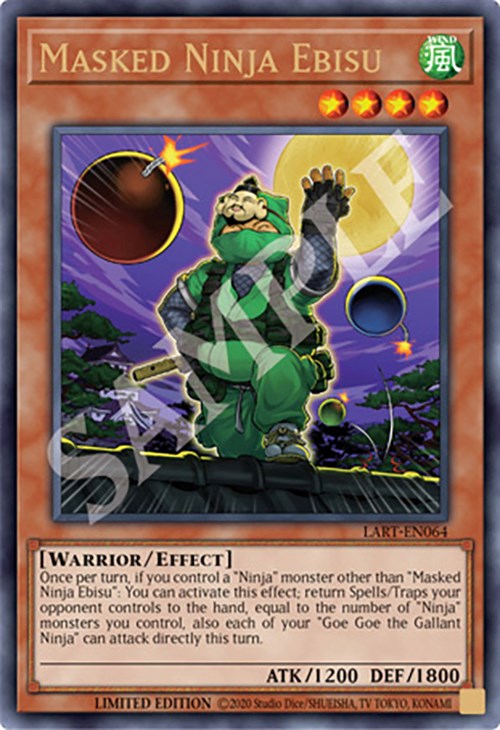 Masked Ninja Ebisu [LART-EN064] Ultra Rare | Card Merchant Takapuna