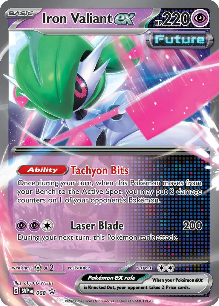 Iron Valiant ex (068) [Scarlet & Violet: Black Star Promos] | Card Merchant Takapuna