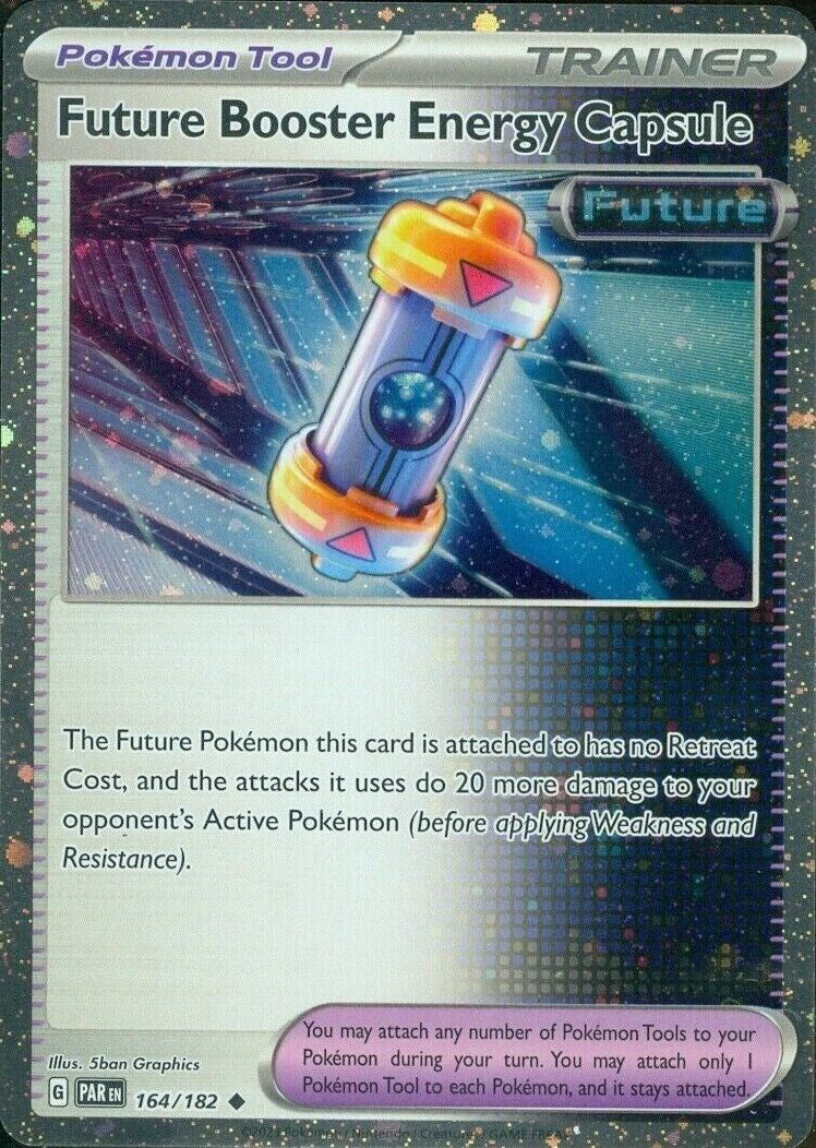 Future Booster Energy Capsule (164/182) (Cosmos Holo) [Scarlet & Violet: Paradox Rift] | Card Merchant Takapuna