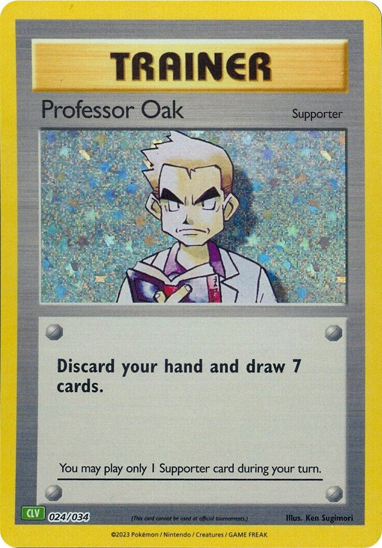 Professor Oak (CLV) [Trading Card Game Classic] | Card Merchant Takapuna