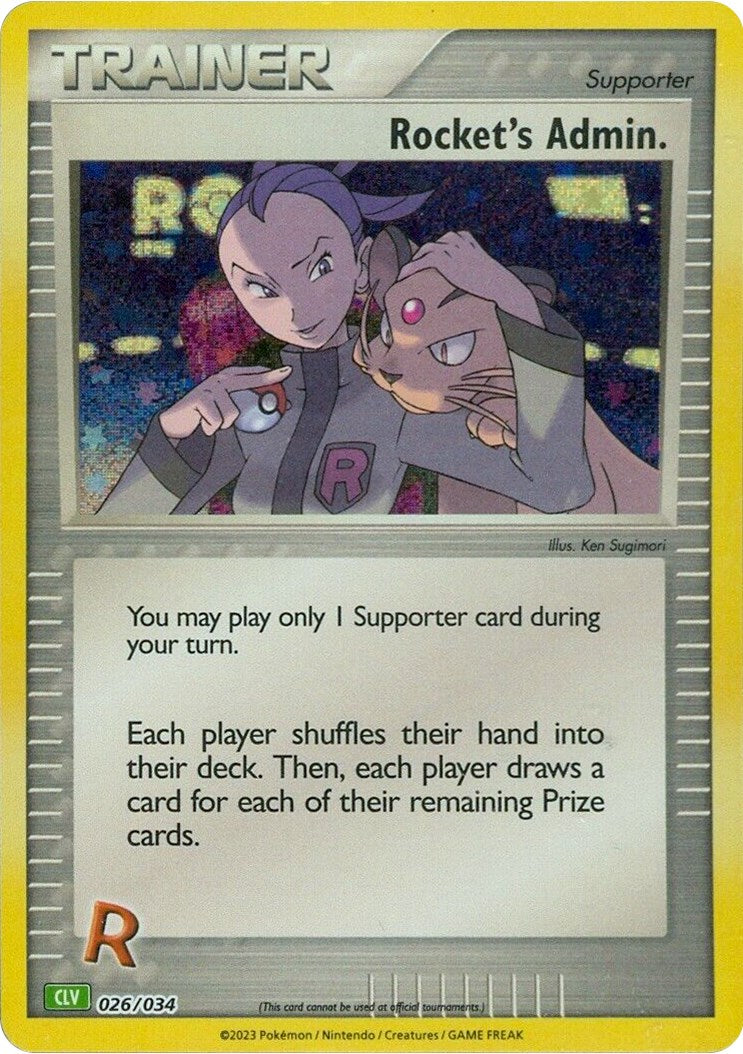 Rocket's Admin. (CLV) [Trading Card Game Classic] | Card Merchant Takapuna