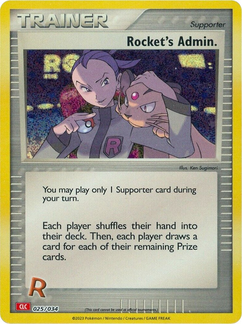 Rocket's Admin. (CLC) [Trading Card Game Classic] | Card Merchant Takapuna