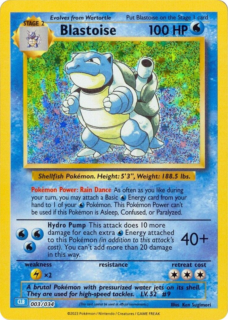 Blastoise [Trading Card Game Classic] | Card Merchant Takapuna