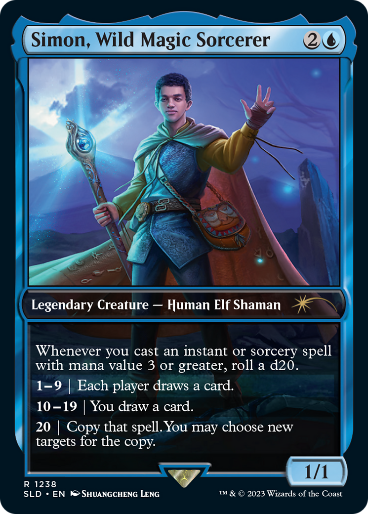 Simon, Wild Magic Sorcerer [Secret Lair Drop Series] | Card Merchant Takapuna