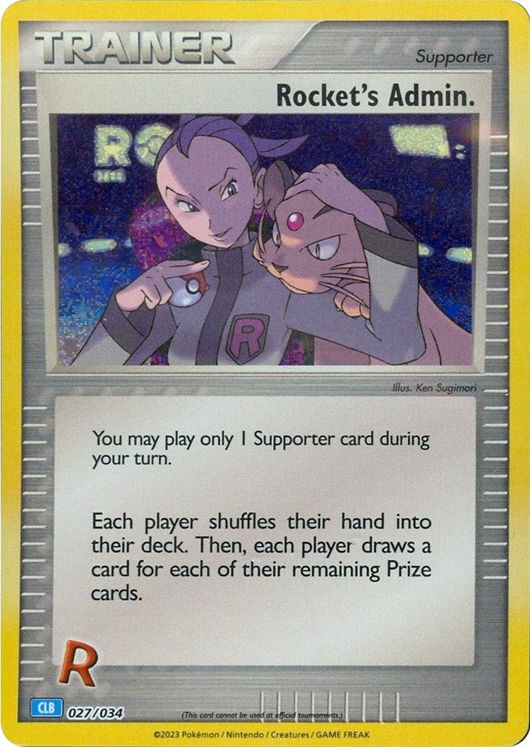 Rocket's Admin. (CLB) [Trading Card Game Classic] | Card Merchant Takapuna