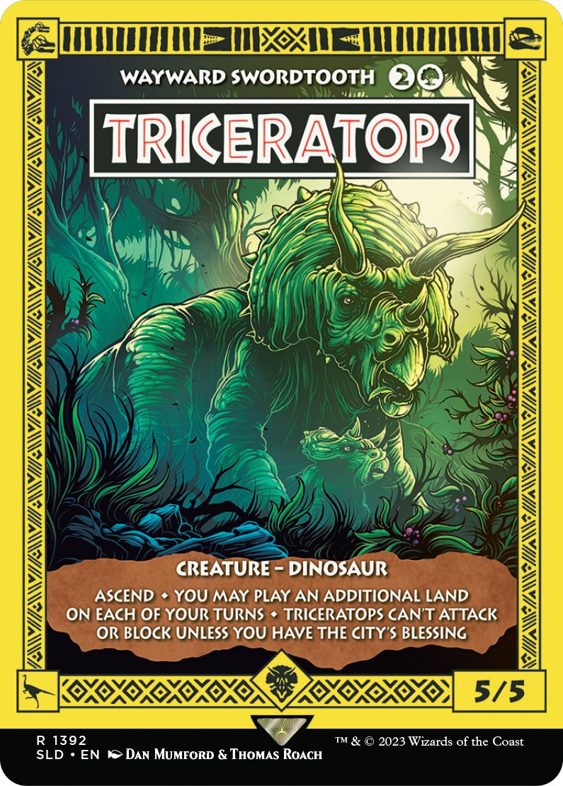 Triceratops - Wayward Swordtooth [Secret Lair Drop Series] | Card Merchant Takapuna