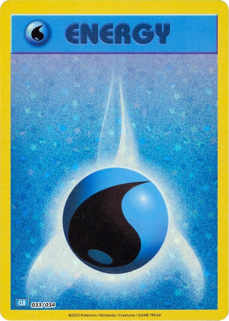 Basic Water Energy [Trading Card Game Classic] | Card Merchant Takapuna