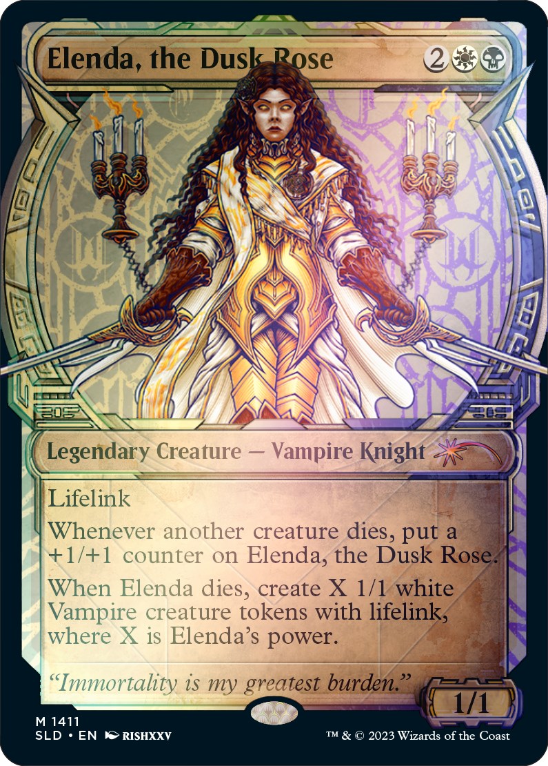 Elenda, the Dusk Rose (Rainbow Foil) [Secret Lair Drop Series] | Card Merchant Takapuna