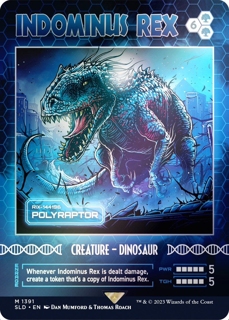 Indominus Rex - Polyraptor (Rainbow Foil) [Secret Lair Drop Series] | Card Merchant Takapuna