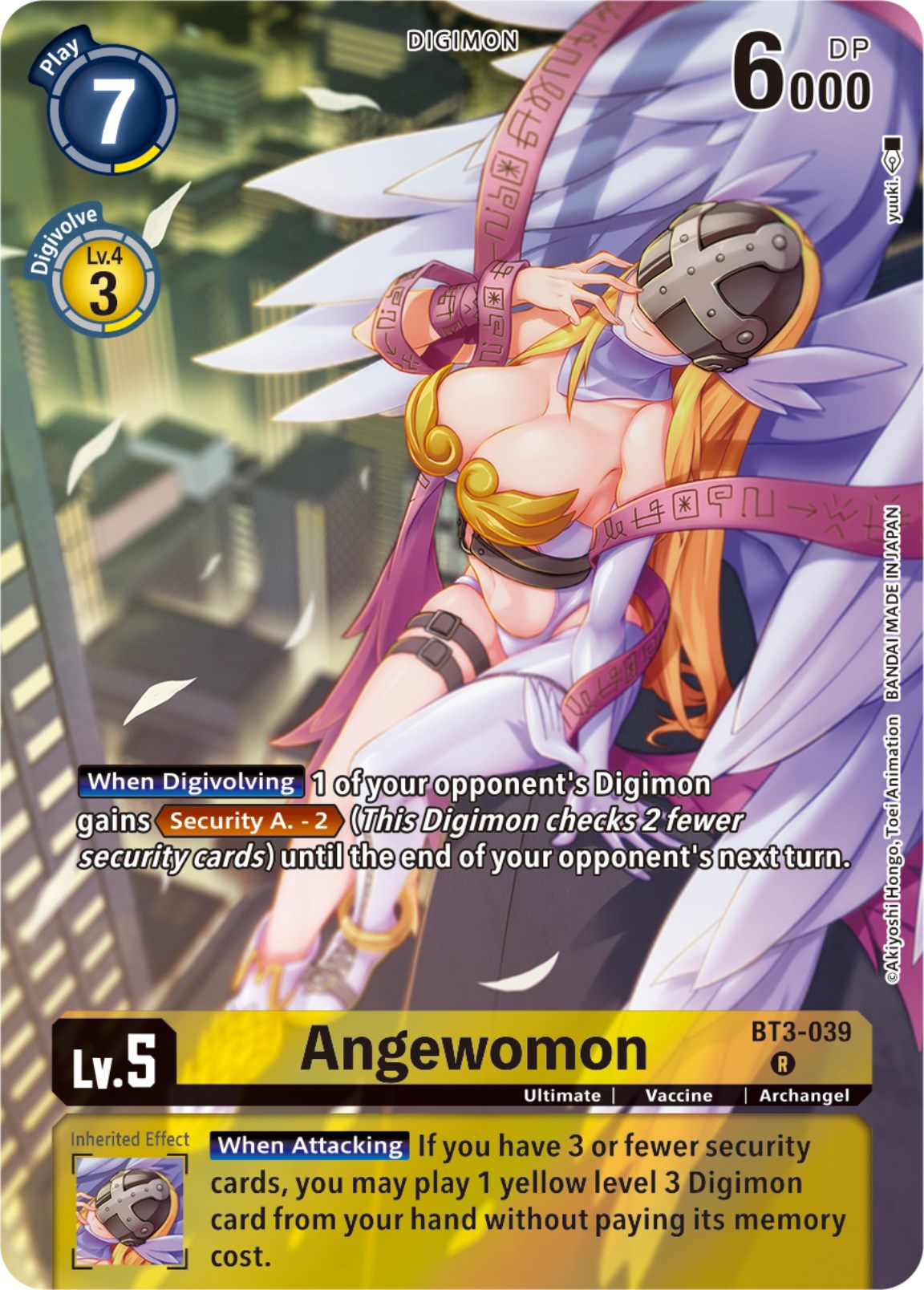 Angewomon [BT3-039] (Gift Box 2023) [Release Special Booster Promos] | Card Merchant Takapuna