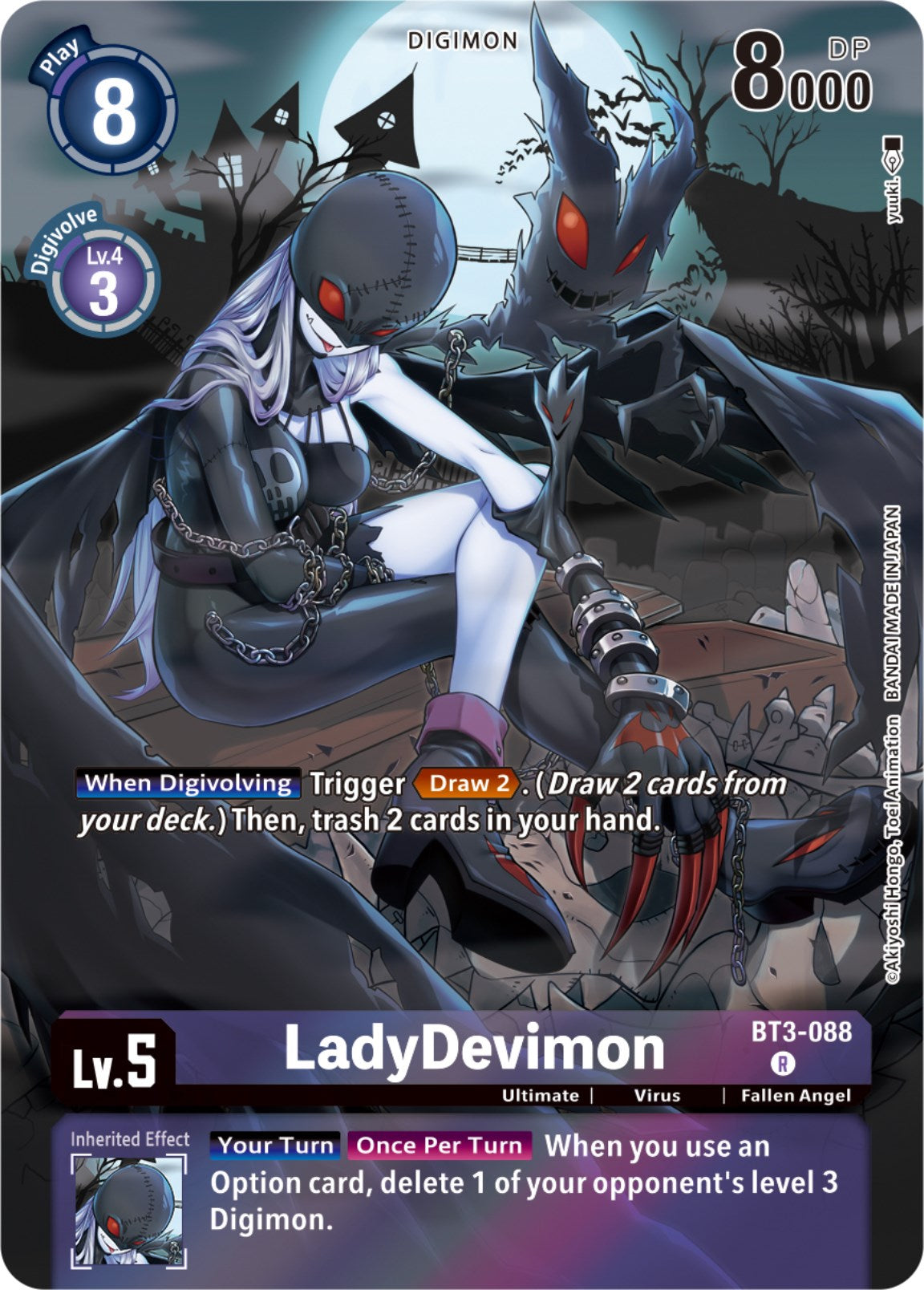 LadyDevimon [BT3-088] (Gift Box 2023) [Release Special Booster Promos] | Card Merchant Takapuna