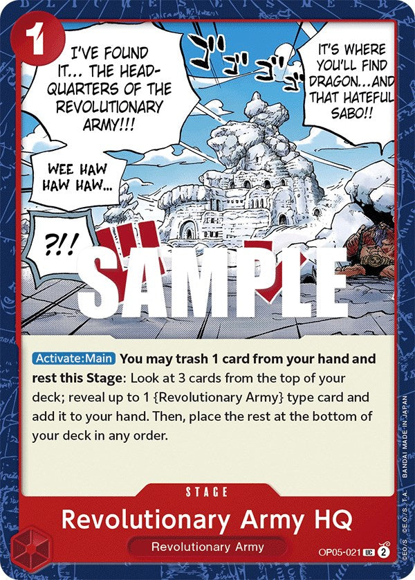 Revolutionary Army HQ [Awakening of the New Era] | Card Merchant Takapuna