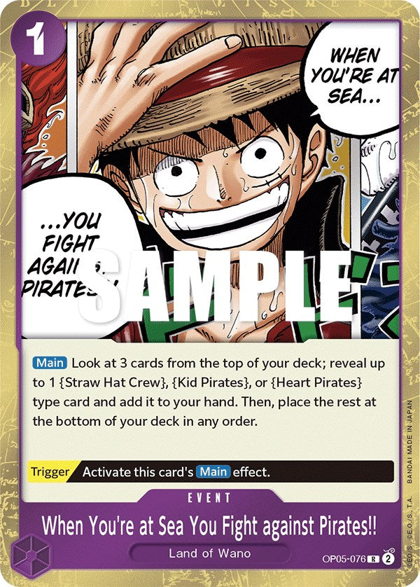 When You're at Sea You Fight against Pirates!! [Awakening of the New Era] | Card Merchant Takapuna