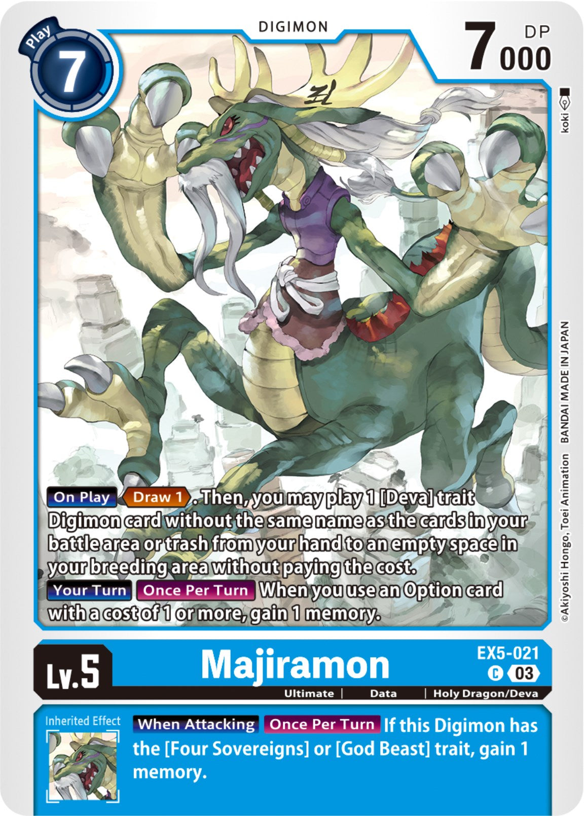 Majiramon [EX5-021] [Animal Colosseum] | Card Merchant Takapuna