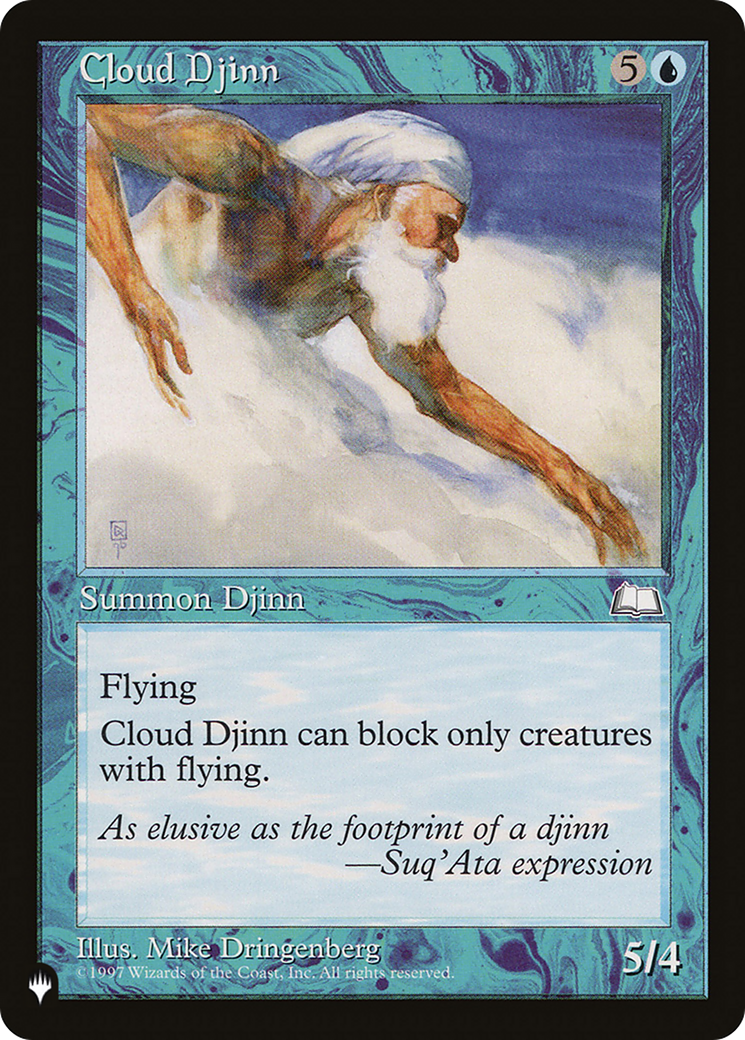 Cloud Djinn [The List Reprints] | Card Merchant Takapuna