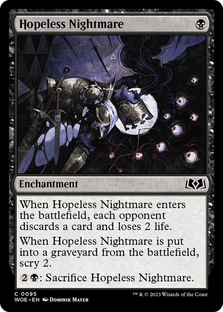 Hopeless Nightmare [Wilds of Eldraine] | Card Merchant Takapuna