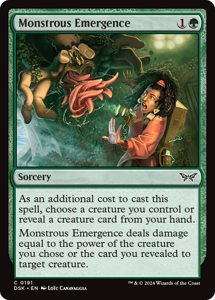 Monstrous Emergence [Duskmourn: House of Horror] | Card Merchant Takapuna