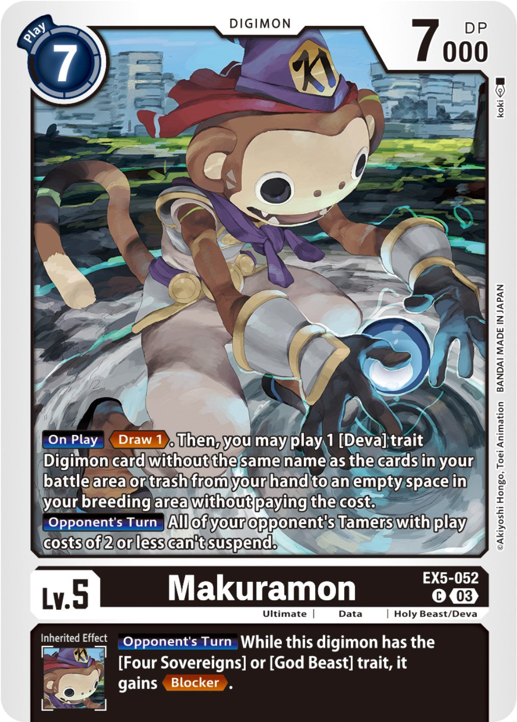 Makuramon [EX5-052] [Animal Colosseum] | Card Merchant Takapuna