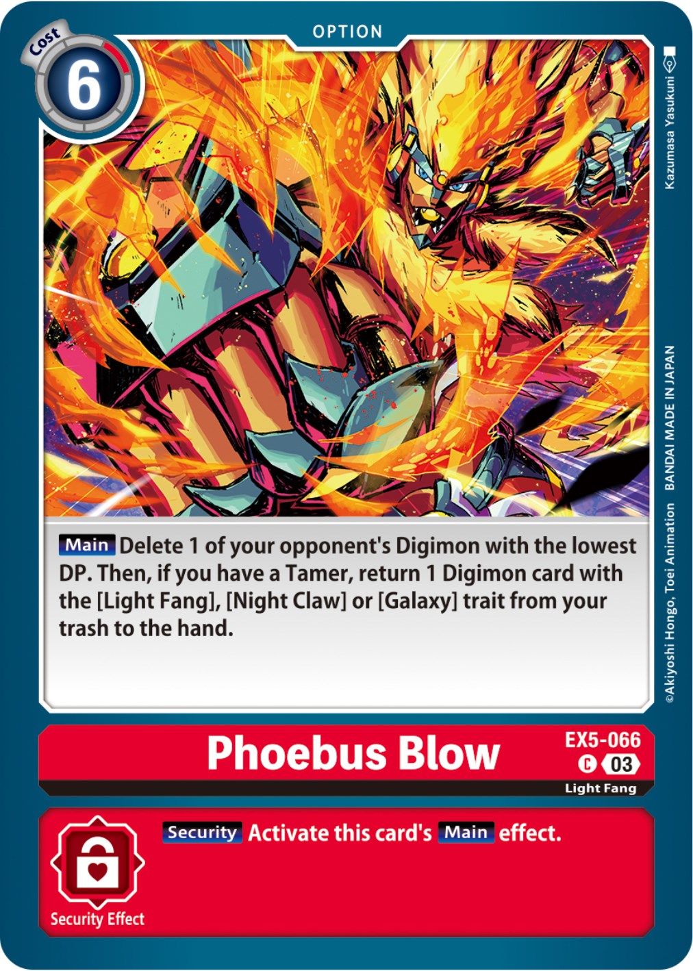 Phoebus Blow [EX5-066] [Animal Colosseum] | Card Merchant Takapuna