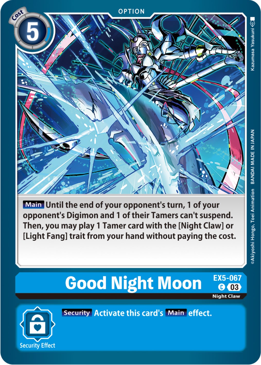 Good Night Moon [EX5-067] [Animal Colosseum] | Card Merchant Takapuna