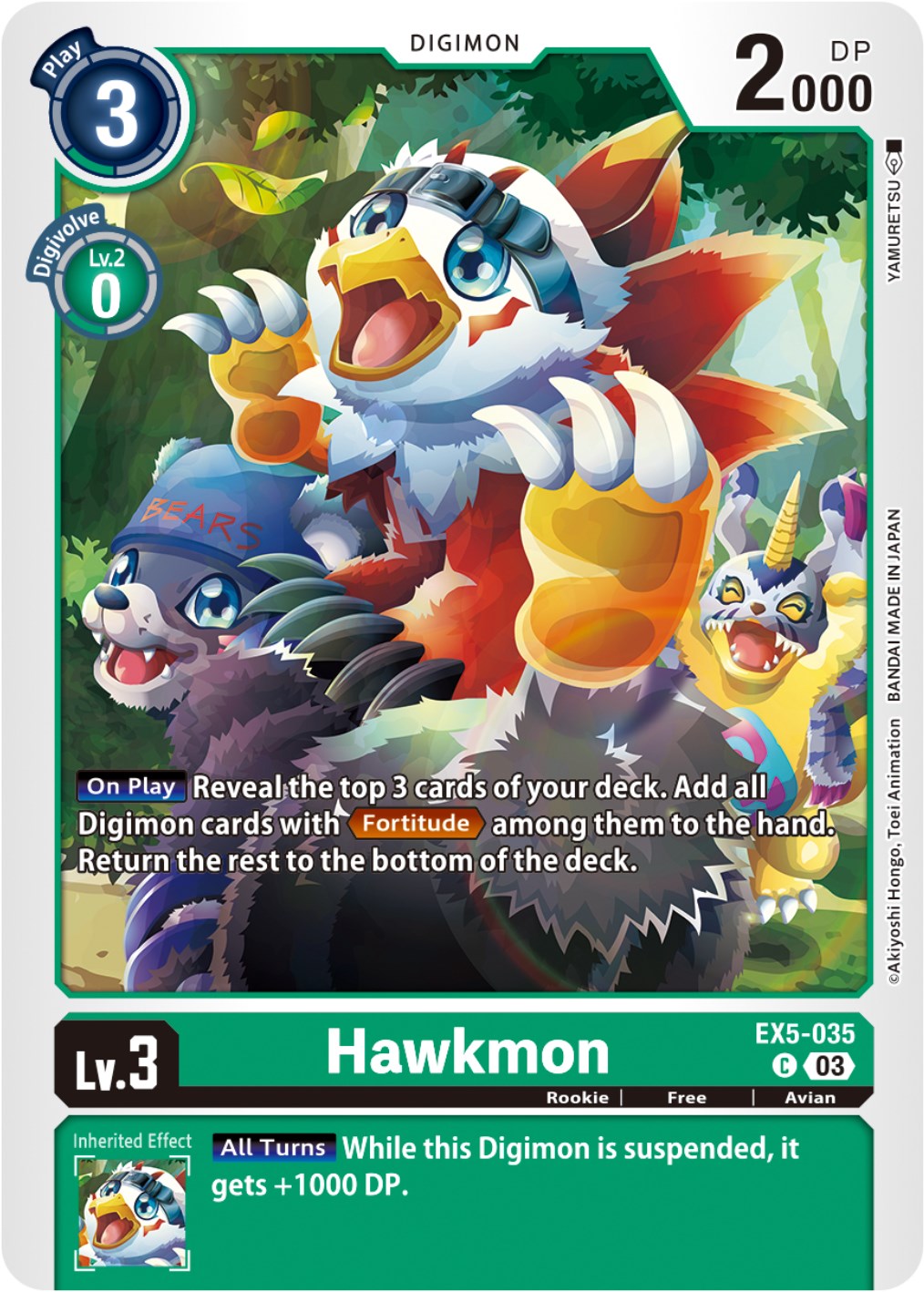 Hawkmon [EX5-035] [Animal Colosseum] | Card Merchant Takapuna