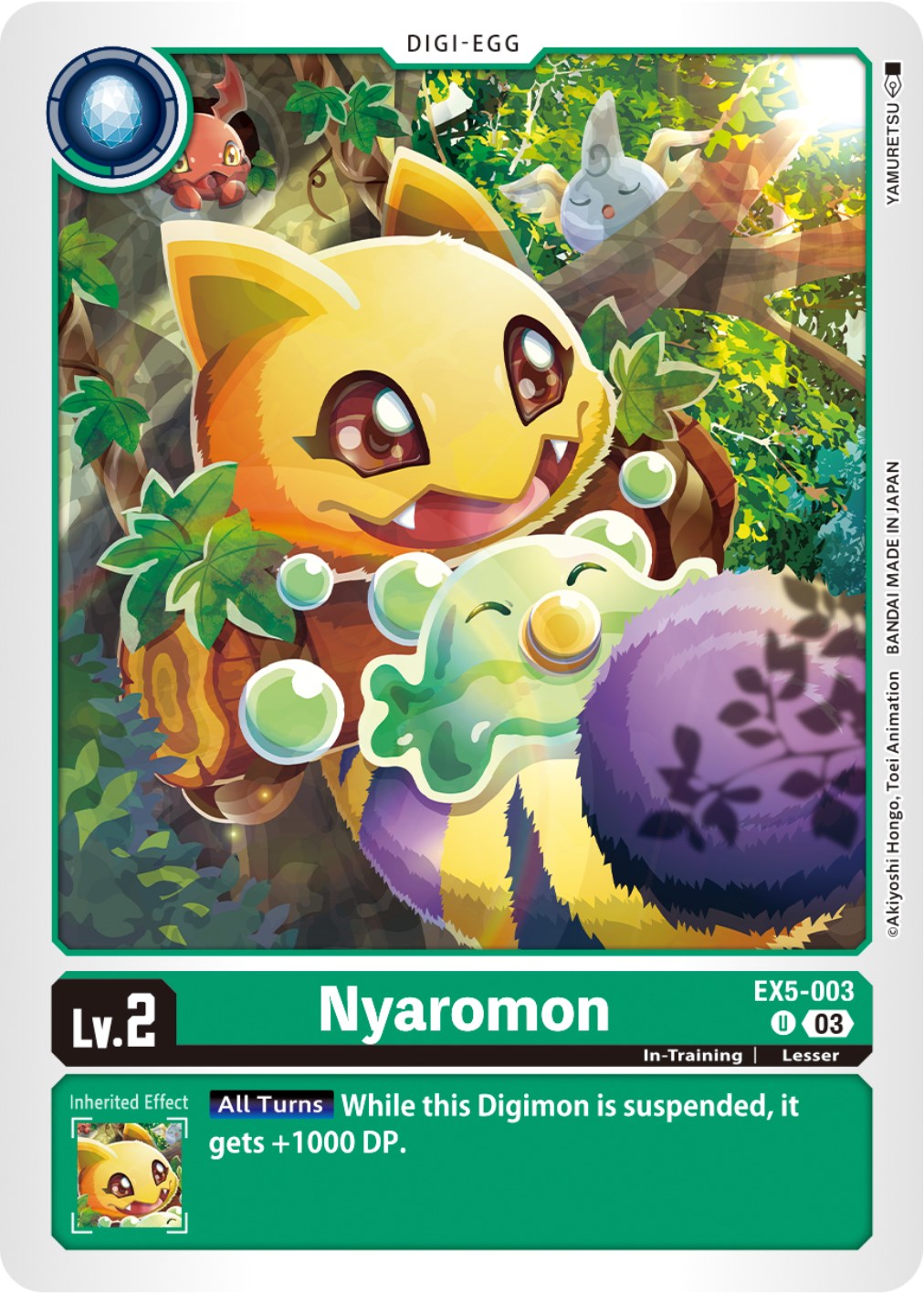 Nyaromon [EX5-003] [Animal Colosseum] | Card Merchant Takapuna