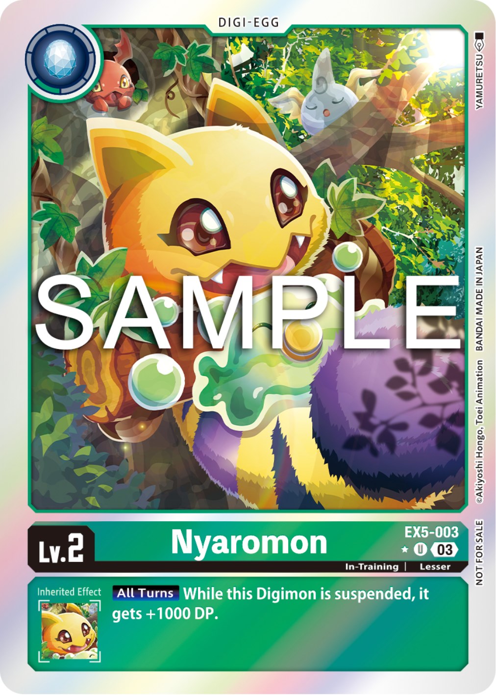 Nyaromon [EX5-003] (Animal Colosseum Box Promotion Pack) [Animal Colosseum] | Card Merchant Takapuna