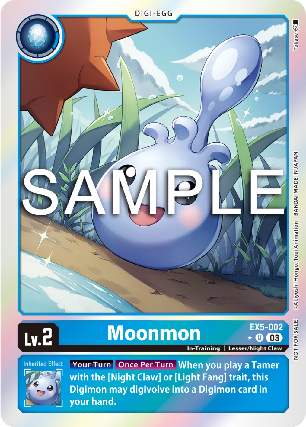 Moonmon [EX5-002] (Animal Colosseum Box Promotion Pack) [Animal Colosseum] | Card Merchant Takapuna