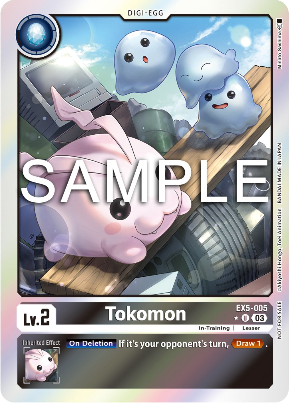 Tokomon [EX5-005] (Animal Colosseum Box Promotion Pack) [Animal Colosseum] | Card Merchant Takapuna