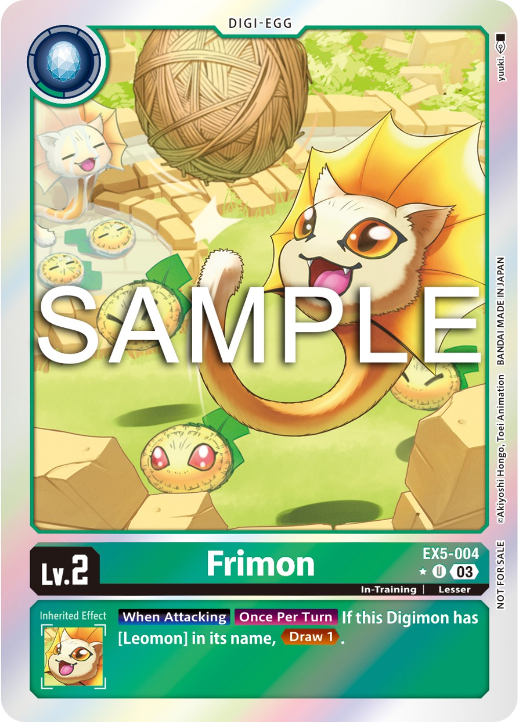 Frimon [EX5-004] (Animal Colosseum Box Promotion Pack) [Animal Colosseum] | Card Merchant Takapuna