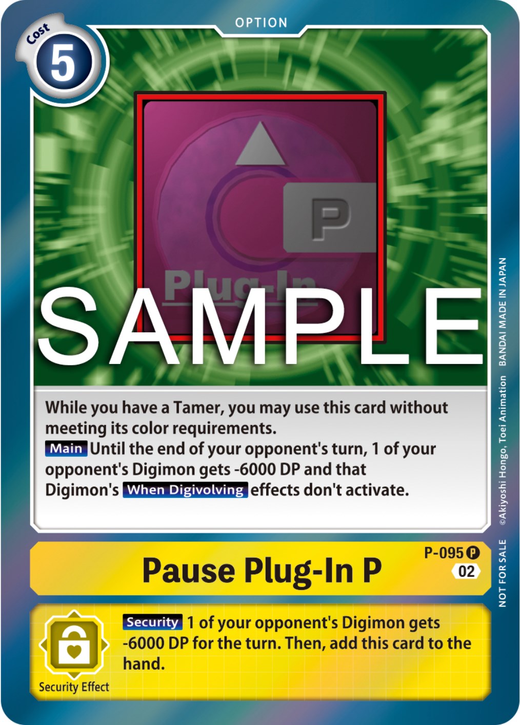 Pause Plug-In P [P-095] (3rd Anniversary Update Pack) [Promotional Cards] | Card Merchant Takapuna