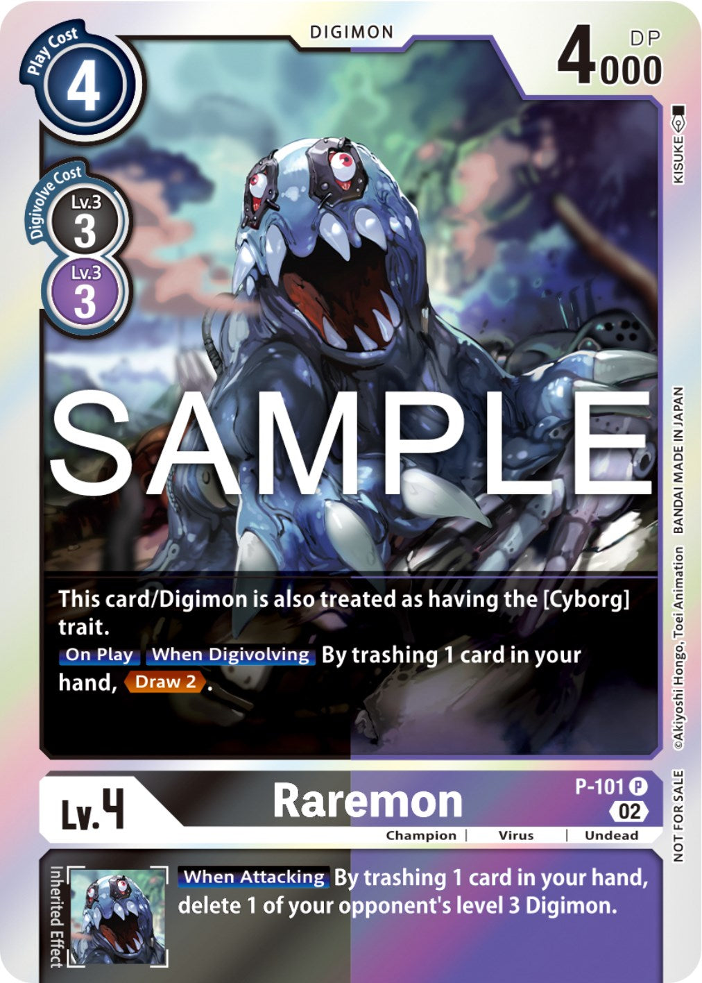 Raremon [P-101] (Limited Card Pack Ver.2) [Promotional Cards] | Card Merchant Takapuna