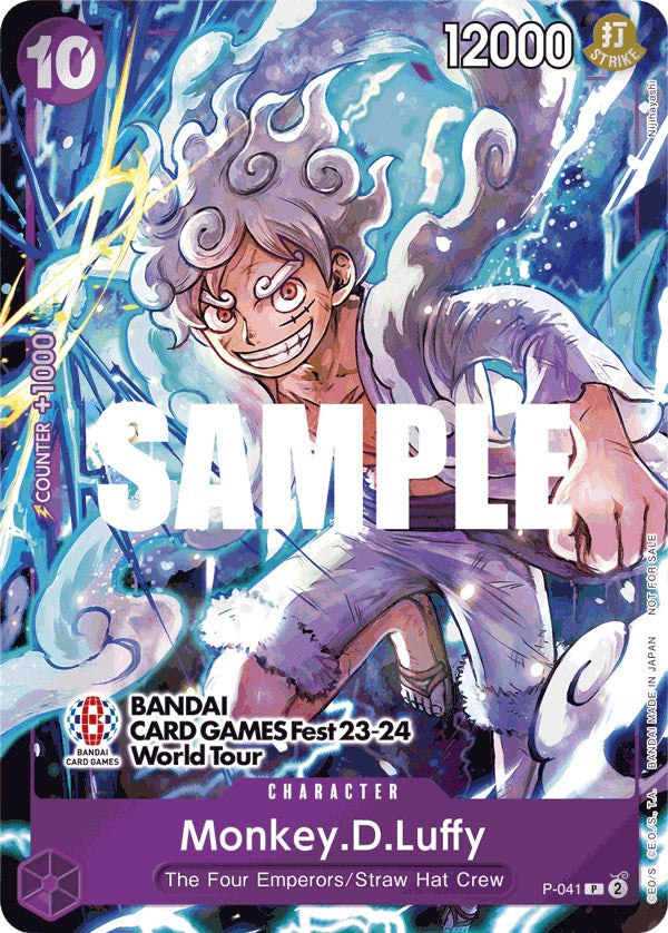 Monkey.D.Luffy (BANDAI CARD GAMES Fest 23-24 World Tour) [One Piece Promotion Cards] | Card Merchant Takapuna