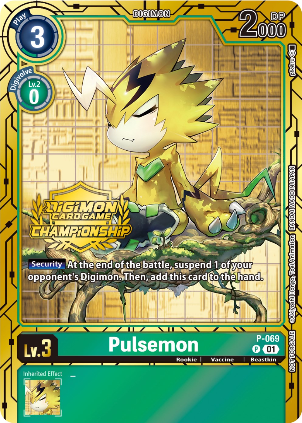 Pulsemon [P-069] (Championship 2023 Gold Card Set) [Promotional Cards] | Card Merchant Takapuna