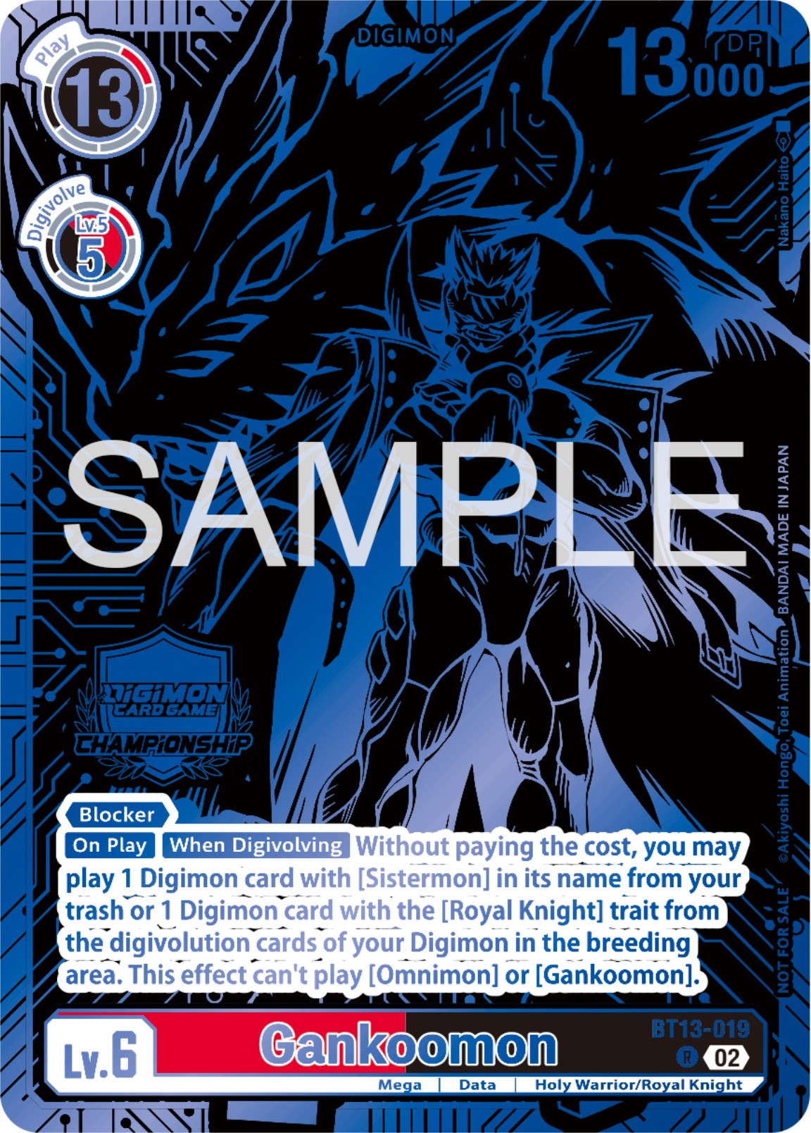 Jesmon (X Antibody) [BT10-016] (2023 Championship Finals 1st Place) [Versus Royal Knights Promos] | Card Merchant Takapuna