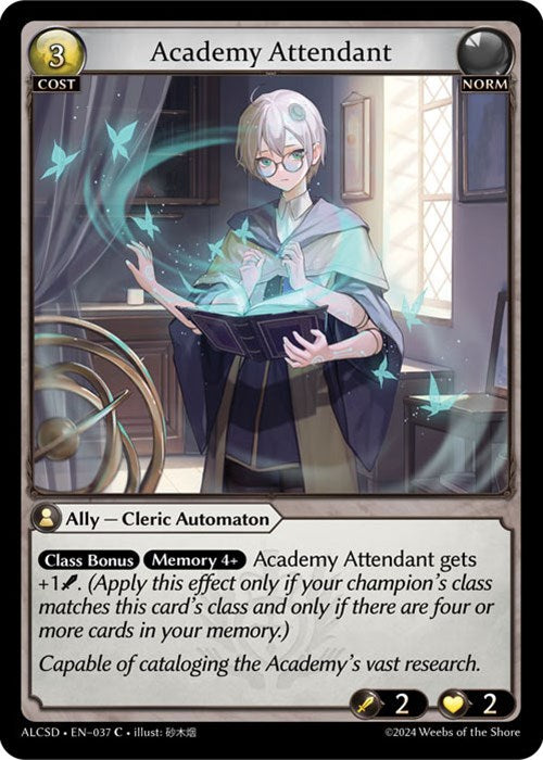 Academy Attendant (37) [Alchemical Revolution: Starter Decks] | Card Merchant Takapuna